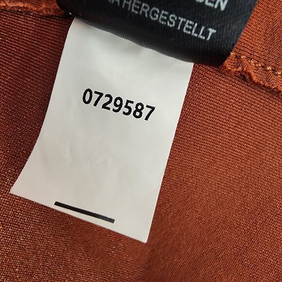 Carolina Belle Montreal Jacket Oversize Rusty Brown Open Front Long Cardigan XL - Picture 11 of 11